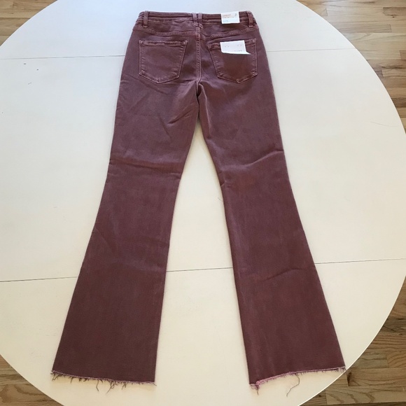 NWT LOVERVET WINE MID RISE BOOTCUT TRAIL JEANS - Picture 14 of 14